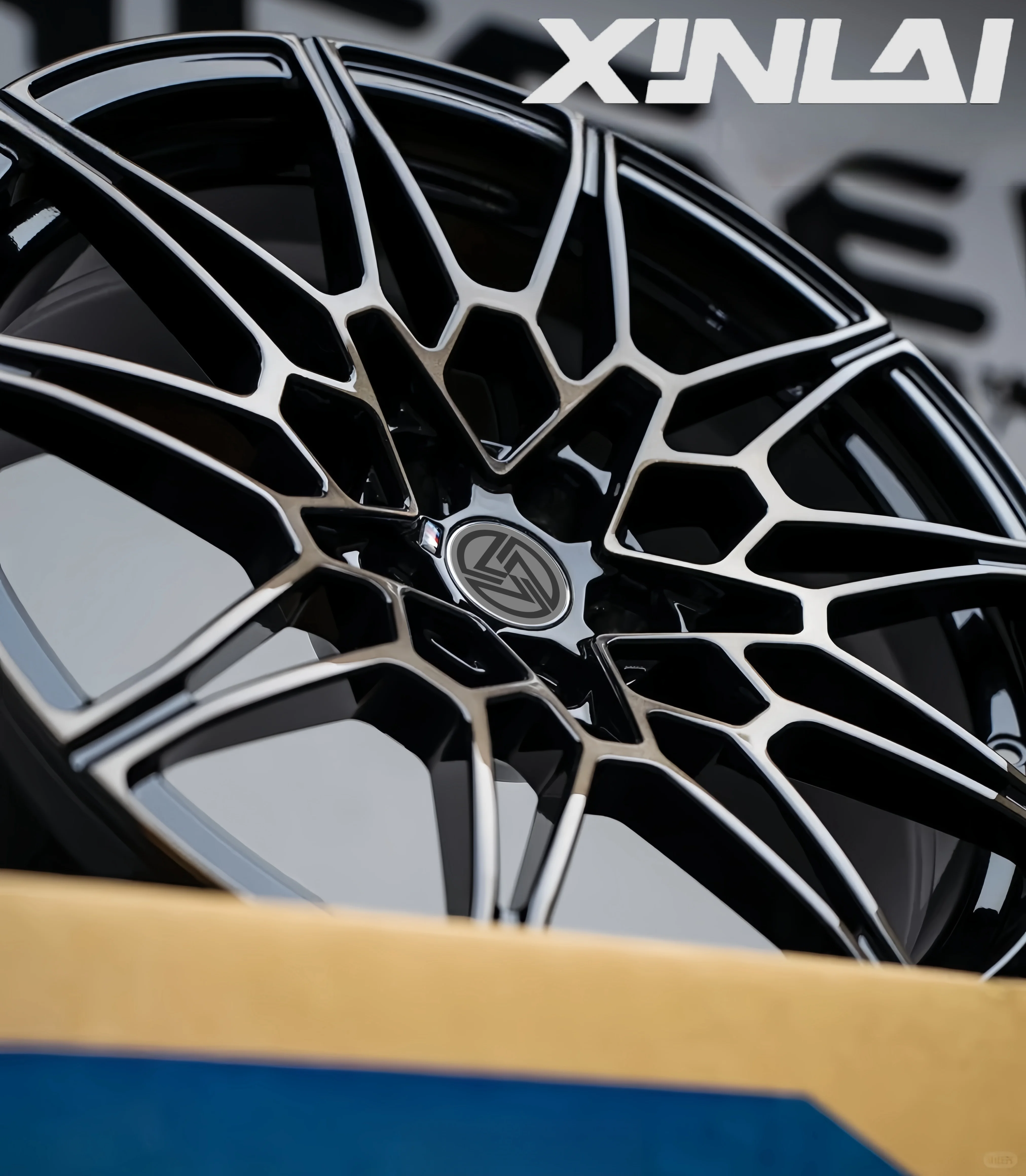 XINLAI Custom Deep Concave Rim Multi-Spoke 1 Piece Aluminum Alloy Forged Wheel Hub 5X120 5X112 5X114.3 18 - 22 Inch for M3 M4 - Image 3