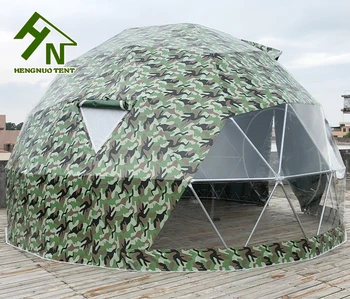 Luxury Galvanized Steel Tube  6m Diameter Outdoor Camping Dome Tent Glamping Igloo Round Tents Outdoor Tent for Event Parties