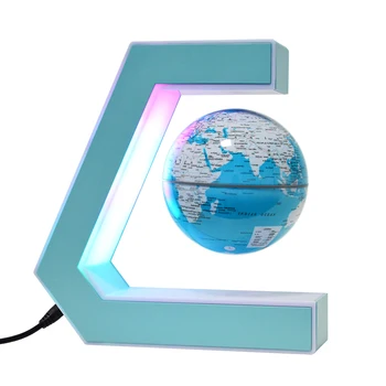 Collectibles High Quality Floating Ek-shaped Magnetic Electronic Levitation Floating Globe Led World Map