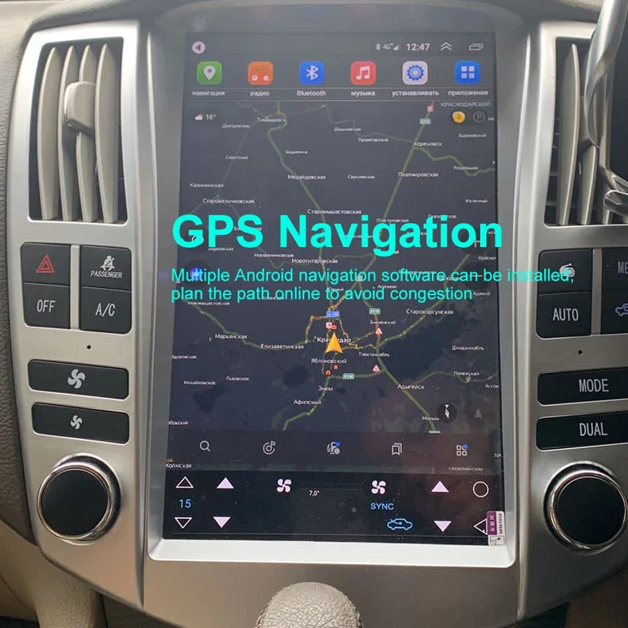 Navigation Android Screen for Lexus RX RX300 RX330 RX350 RX400H Car Radio 2DIN Right Steering Wheel Car Video Player GPS