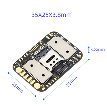 Latest Small Size 2G + 4G GPS Tracker Chip ZX905 4G CAT-1 GPS 