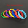 Pulsera de silicona en blanco