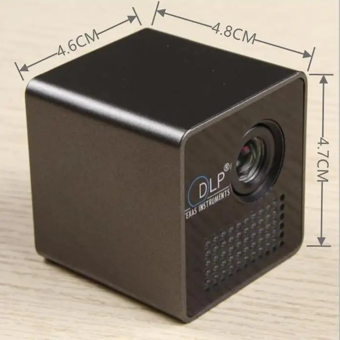 DLP Mini Projector P1S - High Lumens LED Wifi Rechargeable