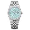 Ice-blue dial