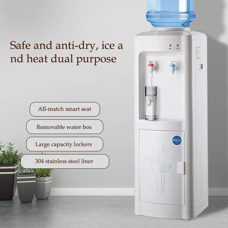 Electric Water Dispenser Desktop Drinking Fountain Cold & Hot Warm Water  Cooler Heater Home Office Hostel Coffee Tea Bar Helper