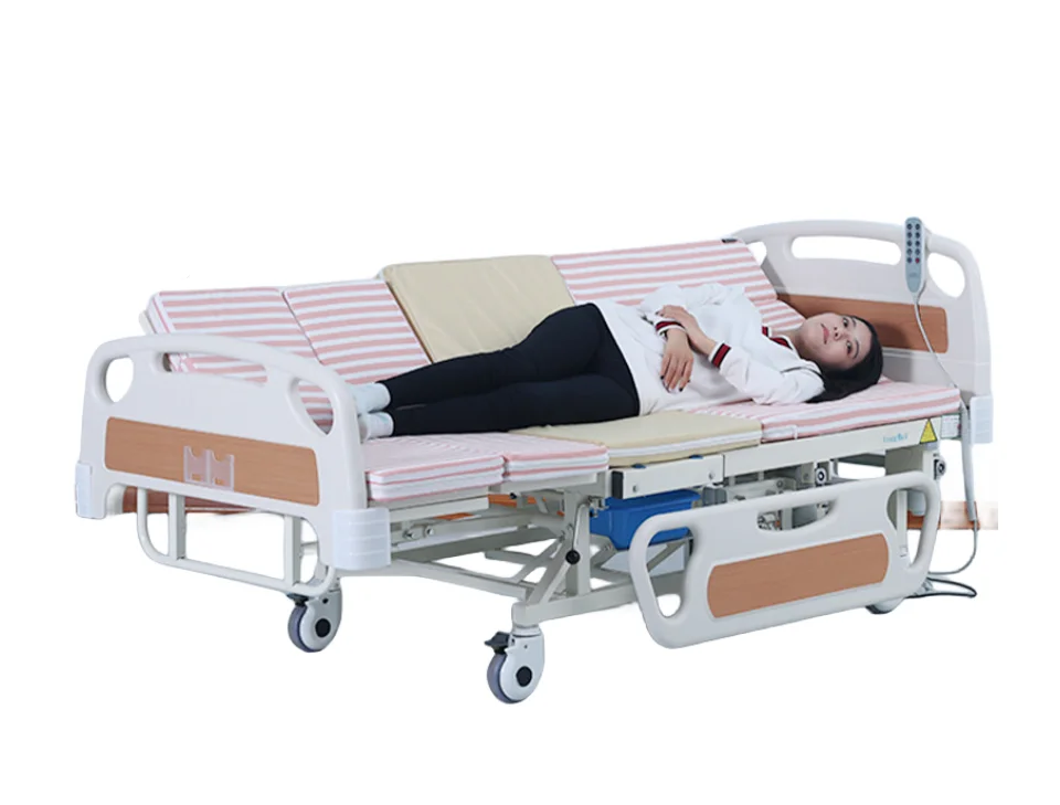 Multifunction Manual Patient Medical Nursing Bed,Home Care Hospital Bed