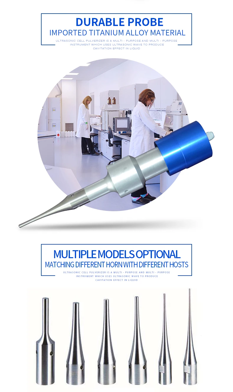 Lab Ultrasonic Price Probe Homogenizer Sonicator Cell Disruptor Mixer