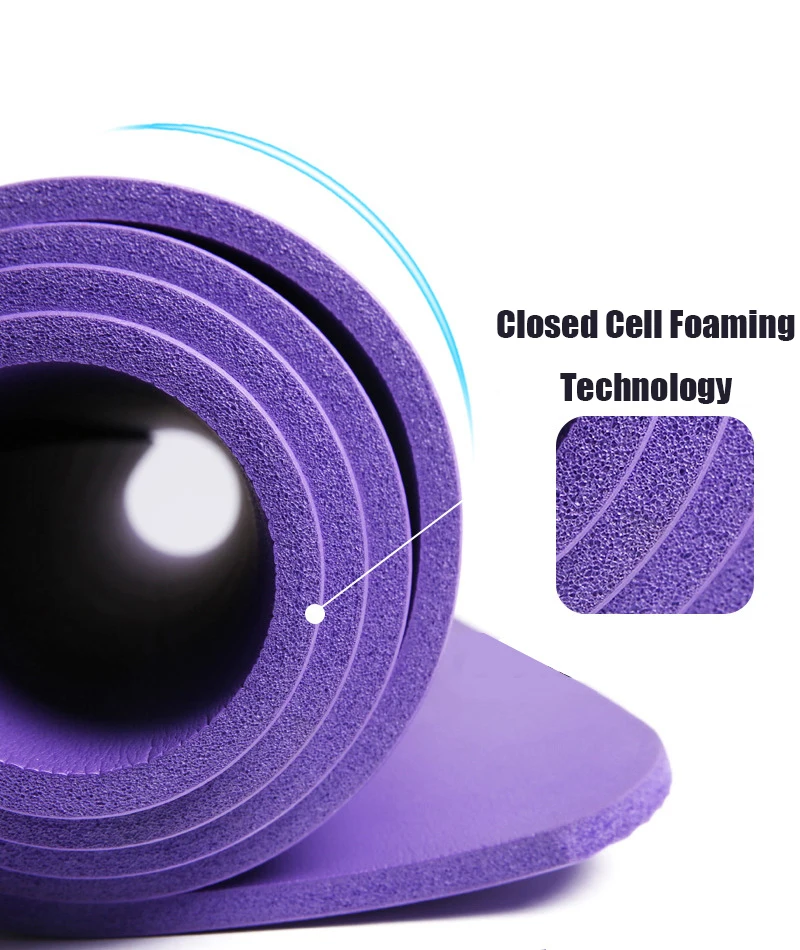 Hot Selling Fitness Eco Friendly Recycle Mat Folding Durable Nbr Yoga