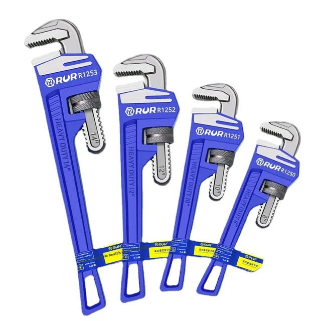 Sharp Tool Large Open Wrench American Heavy Duty Pipe Tongs Adjustable Carbon Steel Water Pipe Tongs Metric Measurement System