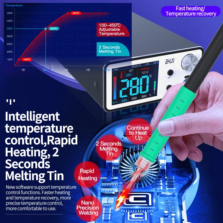 New Hot selling Aixun T3B smart soldering station - 210 version