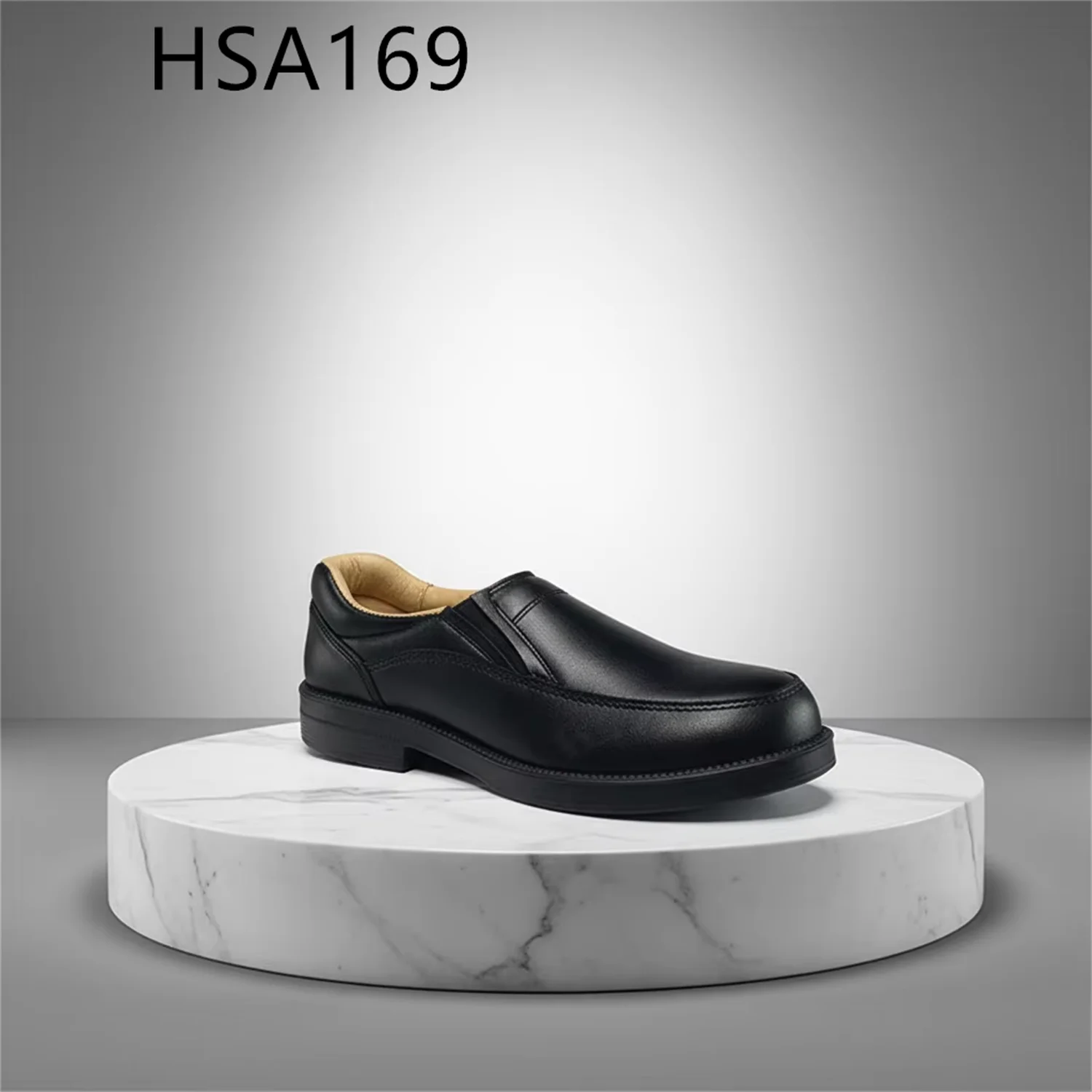 LXG,Gemba Walk Steel Toe Cap Insert Manager Safety Footwear Site Inspection Pull on Leader Office Shoes for Men/women HSA169