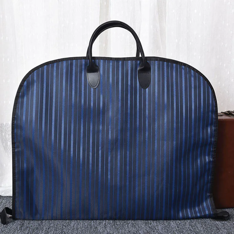 Пользовательский Складной Оксфордский костюм чехол сумка кожаная ручка для одежды