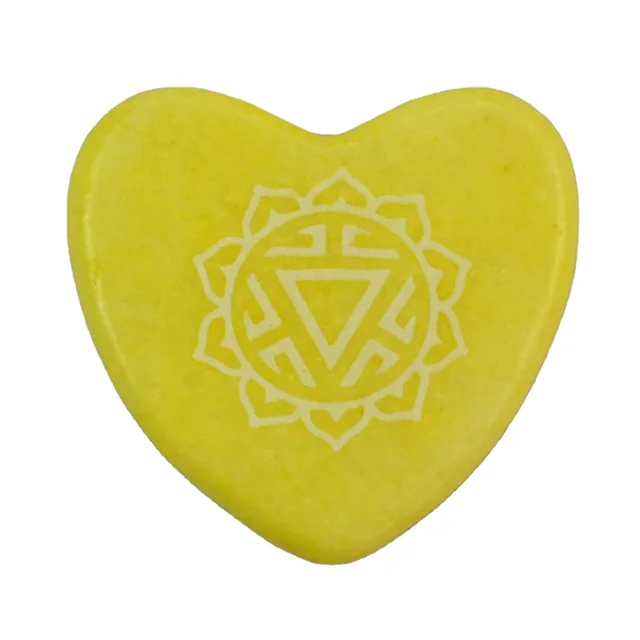 Hot selling Cheap price Chakra heart Healing Stones Customizable Design Chakra Heart Marble Stone Crafts