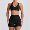 Conjunto de shorts negros