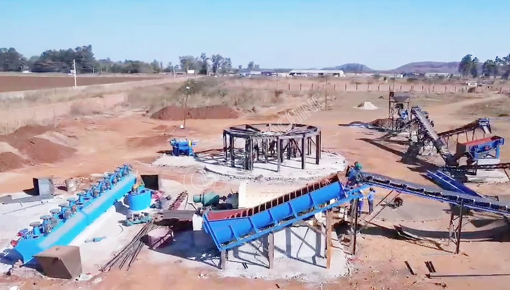 Popular Small Scale 120TPD Lithium Ore Processing Plant Spodumene Process Plant in Zimbabwe