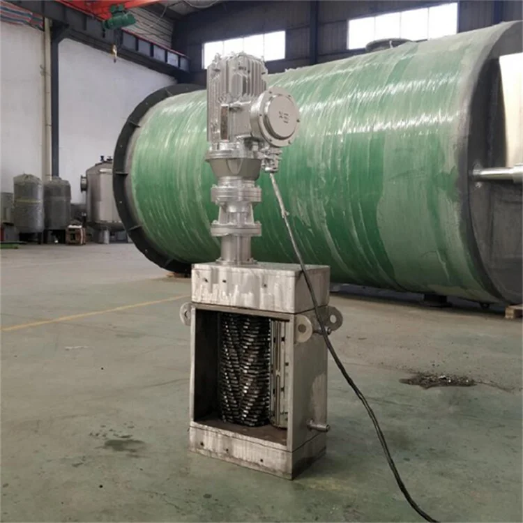 Измельчитель сточных вод нашей фабрики это низкоскоростная подводная Двухвалковая шлифовальная