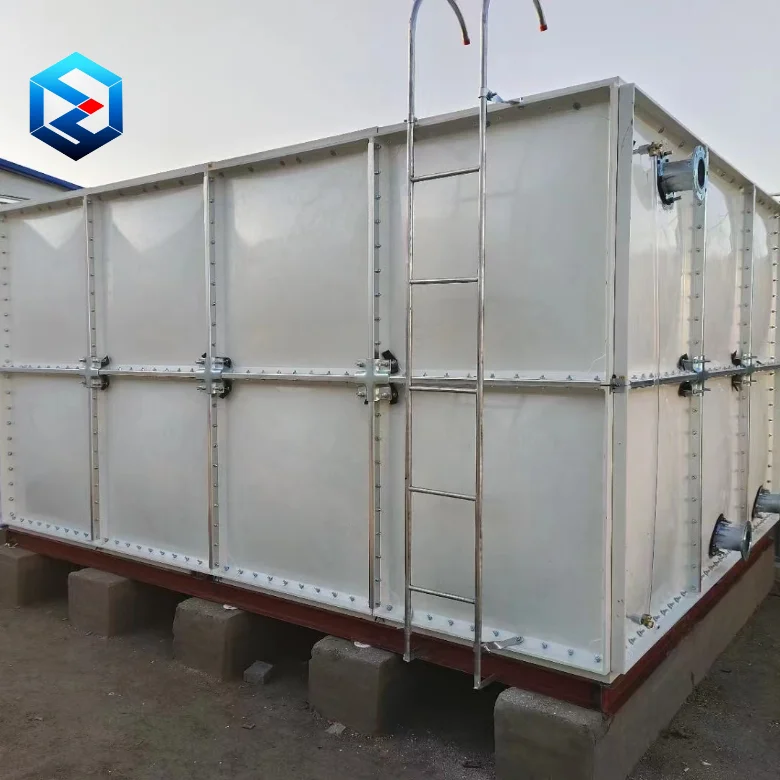 Секционный пластиковый резервуар для хранения воды из стекловолокна