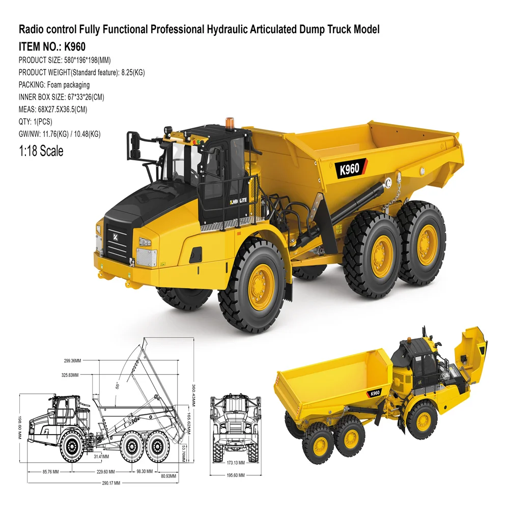 Factory Kabolite K Hydraulic Alloy Bulldozer Model Simulation