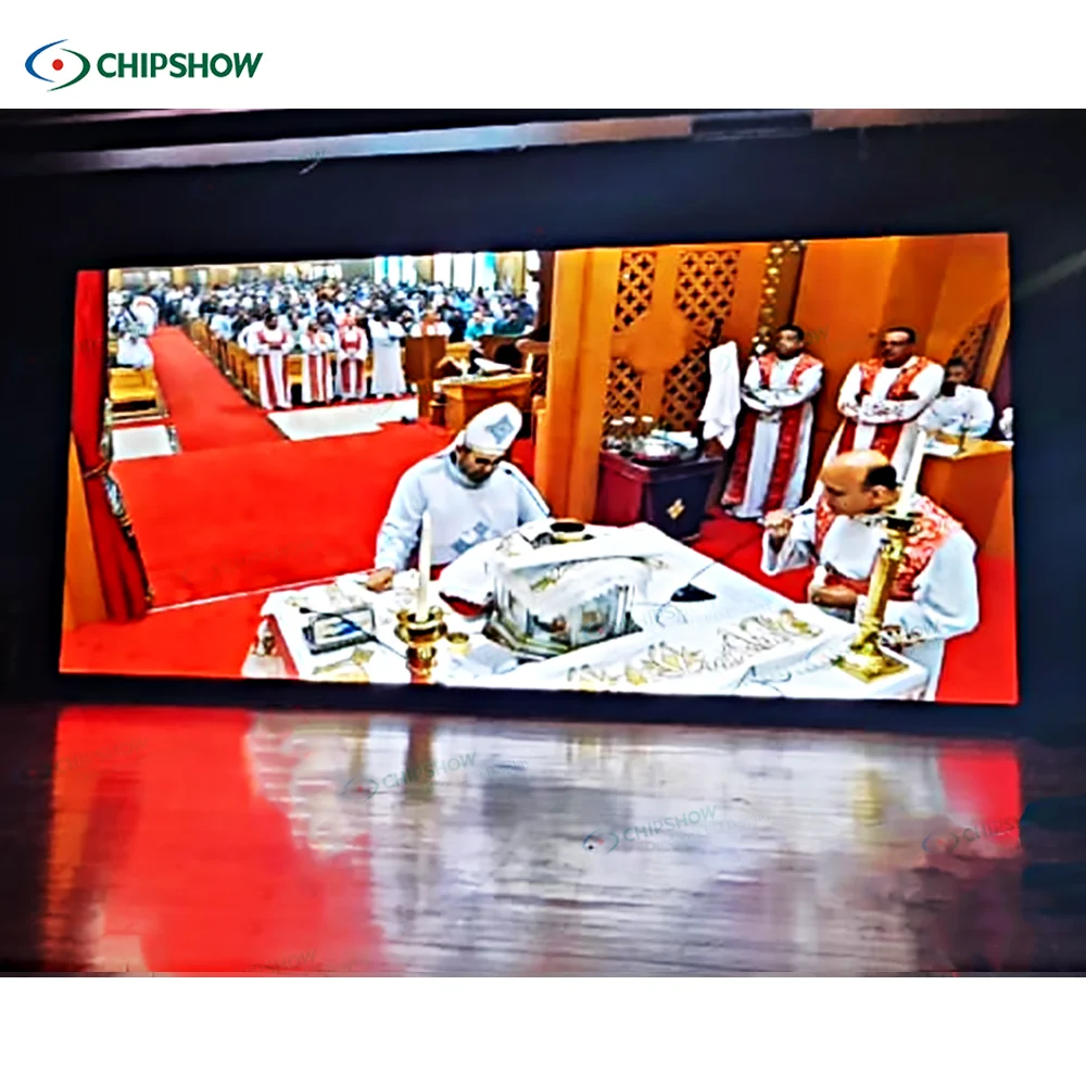 Dubai P2.6 Indoor LED Screen Customized Stage Backdrop LED Video Wall Church Concert LED Display