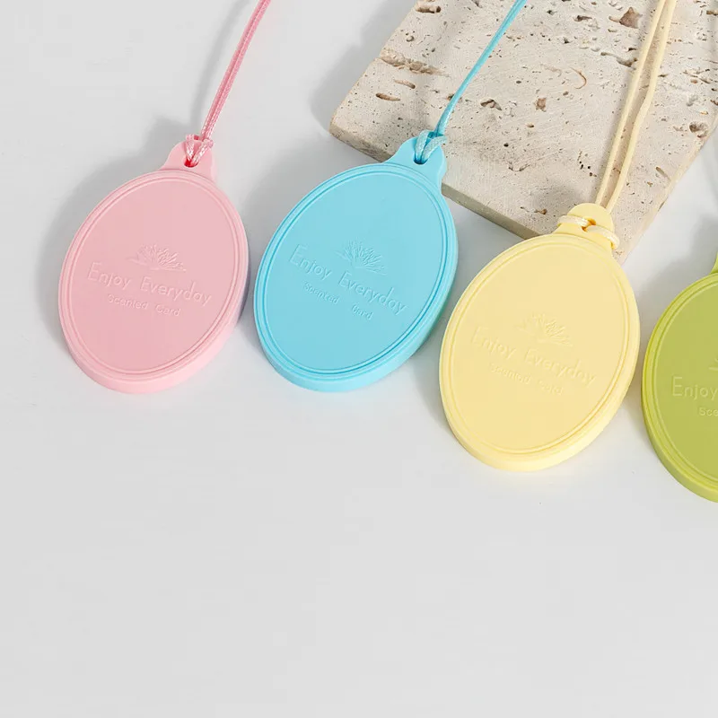 High-end Customizable Car Perfume Hanging Scented Card Promotion Customized Fragrance Air Freshener Fragrance Plastic EVA Card
