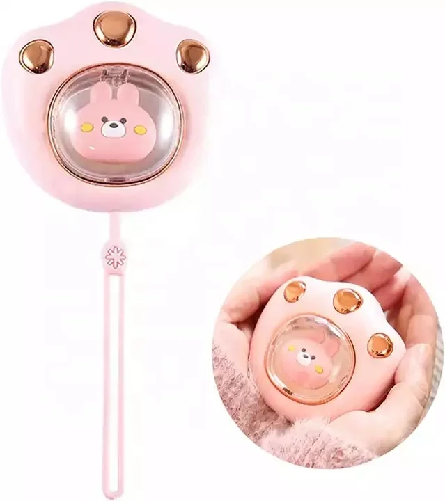 Быстрое нагревание, зимние портативные перезаряжаемые грелки для ног и рук, мини-грелка в форме кота, электрическая грелка для рук с USB, внешний аккумулятор