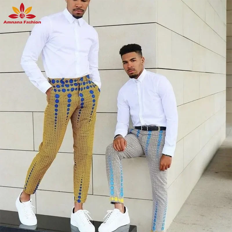 2022 new design ankara style Ankara Trousers for Men to Style Like a Classic Man Alibaba