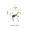 Rocket crochet toy bed bell