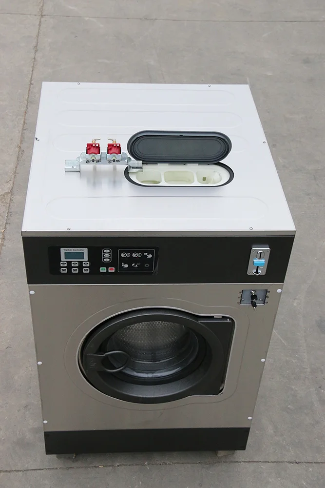 Factory Price Coin/Card Operated Laundry Machine Commercial Laundromate Smart Washing Machine for Hotel/School Use