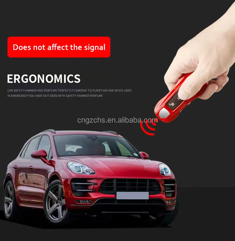 Car Remote Key Case Cover Protective 4pcs Set for Pors Che a Panamera Cayenne Macan 718 911 Taycan Cayman Boxster Carrera Spyder