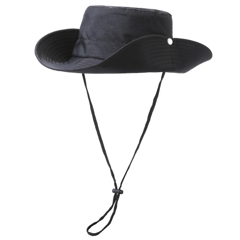 Outdoor Multi-color Adjustable Breathable Custom Logo Hiking Strap Hat_voghion.com