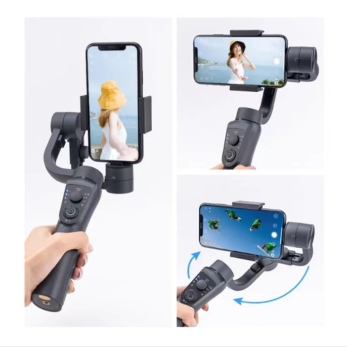 S5B 3  Gimbal Handheld Stabilizer Anti Shake Video Record Smartphone Gimbal  With Facial Tracking Focusing Rotation
