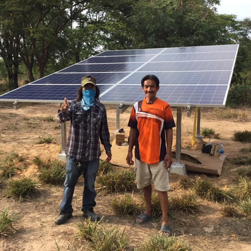 220v 1500w 203m 4.5m 3/ч высокого давления AC/DC глубокий колодец водяная насосная система на солнечной батарее