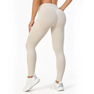 Plus Size Yoga Leggings Scrunch Butt Lift Sport Yoga Long Pants High Quality Custom Logo Seamless Gym Leggings for Women