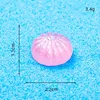 Luminous Pink Scallop Shell
