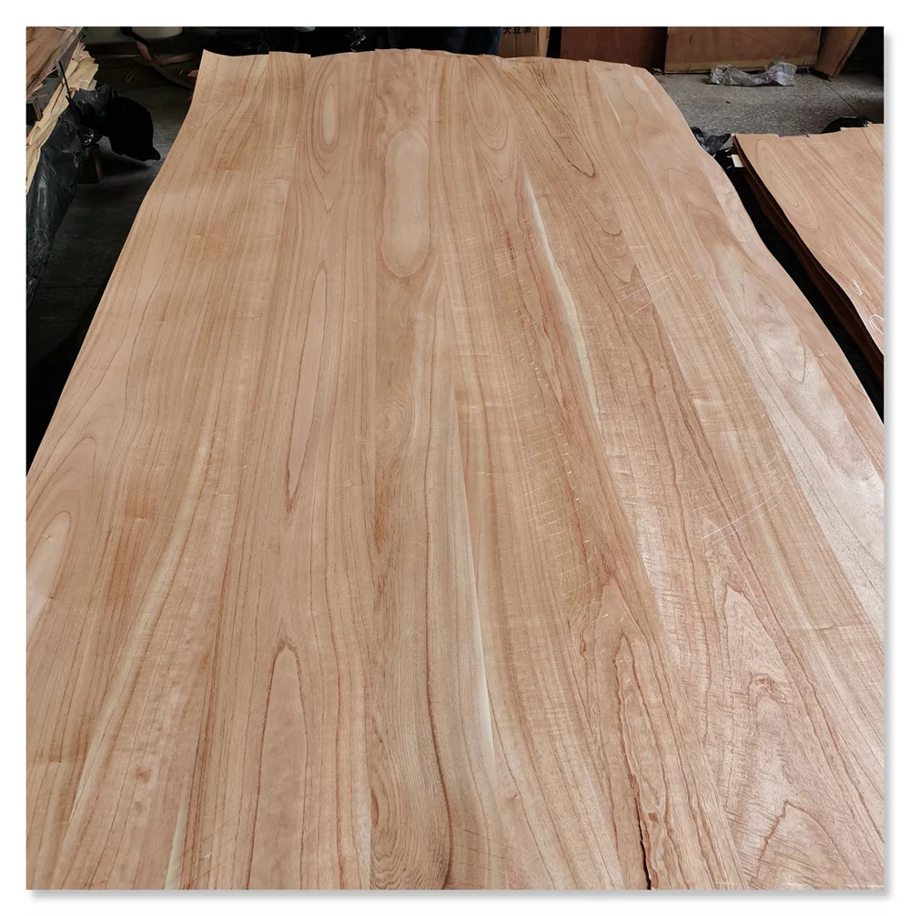 0.50mm Natural Mindi Wood Veneer for Furniture