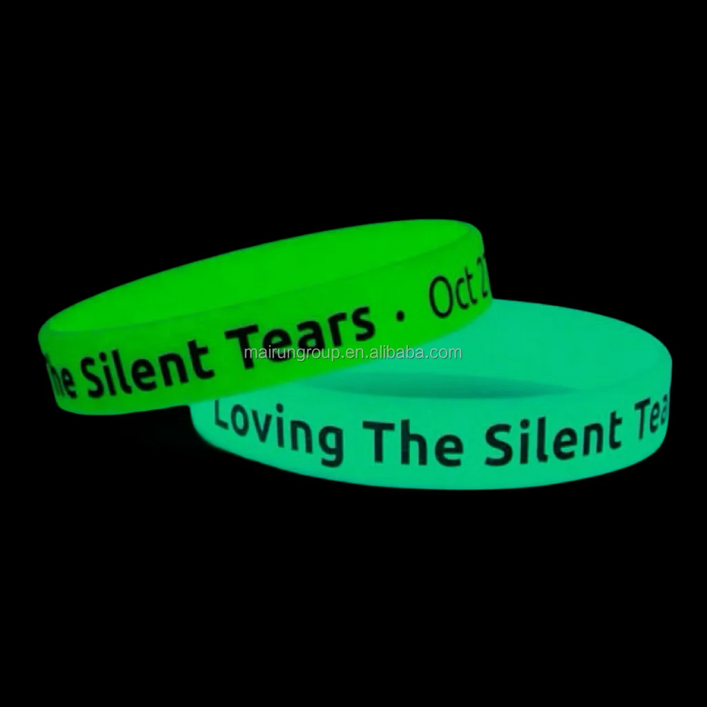 Cheap Custom Silicone Wristband No Minimum Order Easy To Custom Your