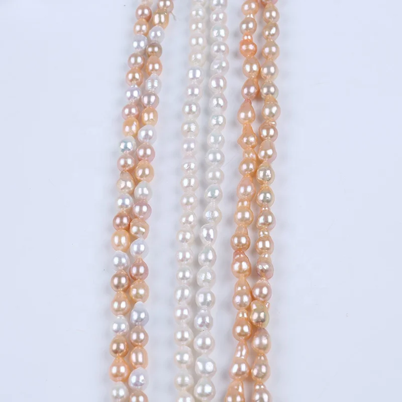 Natural Metallic deals White Edison Pearl Strand,Natural white Pearl String---AGC007