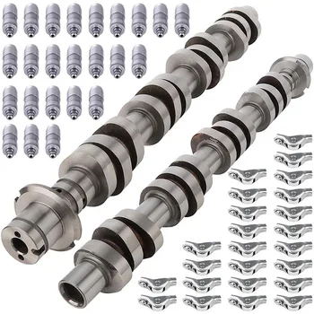 Left & Right Camshafts 24x Lifters and Rocker Arms Fit for 2005-2014 Ford Expedition 2006-2010 Ford Explorer 2007-2008