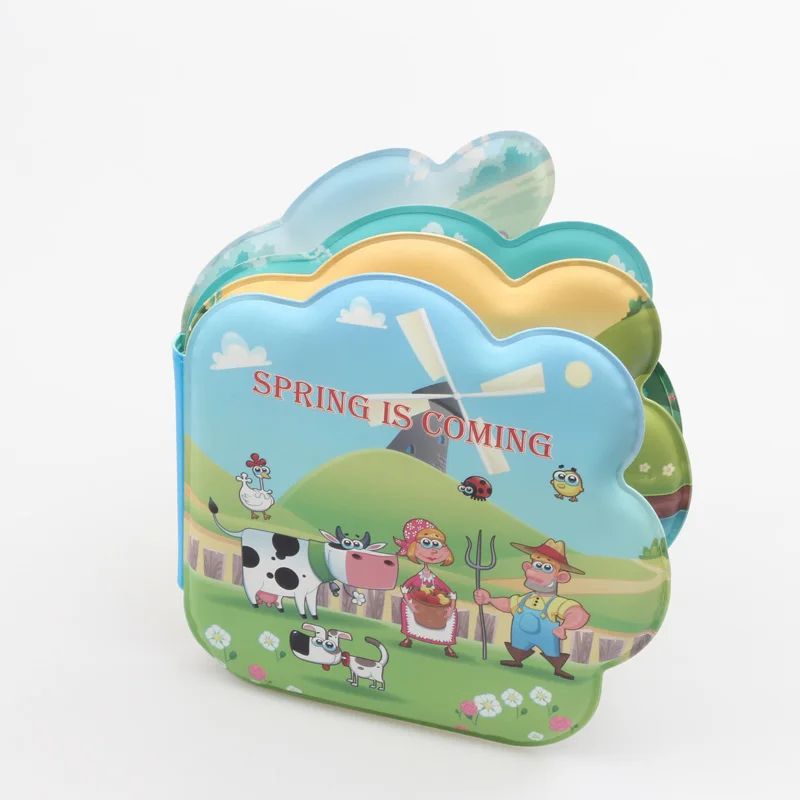 Sedex Audit Factory Custom 8 страниц, детская Водонепроницаемая Книга для ванной