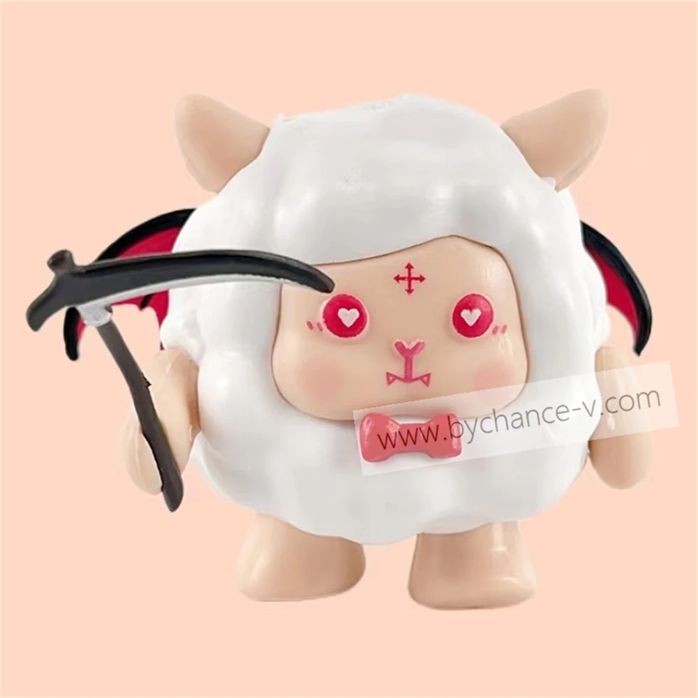 Cosplay Baby Lamb Designer Toy Adorable Sheep in Different Costume Plastic Figure Animal Theme Blind Box Toy