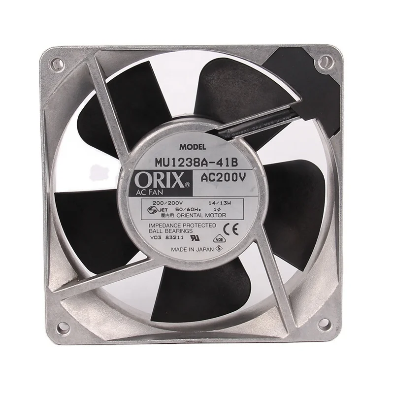 新品日本製オリックスAC200V 14/13W EC DC 120x120x38MM 12CM 12038高