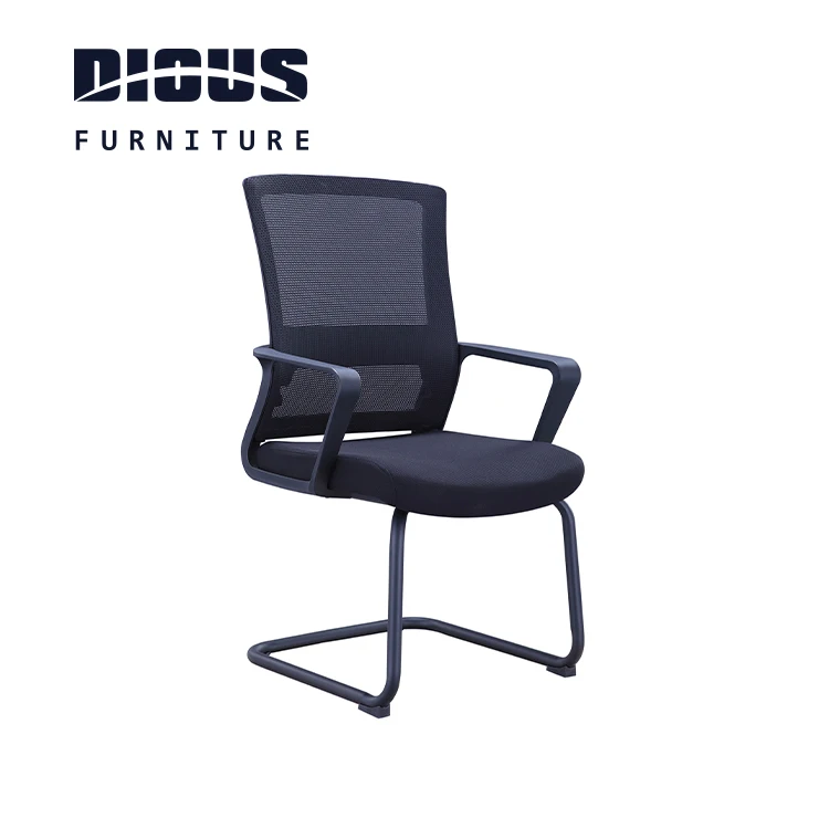 Dious cheap popular steel case office chair computer chair without wheels