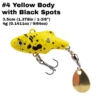 #4 Cuerpo amarillo con manchas negras