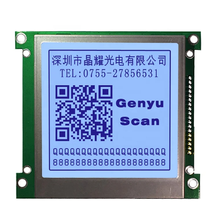 rohs display module lcd 160x160 Dot Graphic LCM With PCB Aad Backlight For Industrial Application