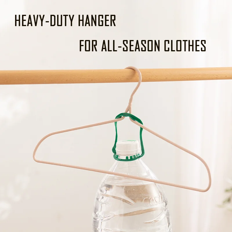 SOLELY Factory's Hot Sale  17 inch Thick shoulder guard Hanger with Plastic Coating for Clothes Use Wardrobe Balcony Bathroom