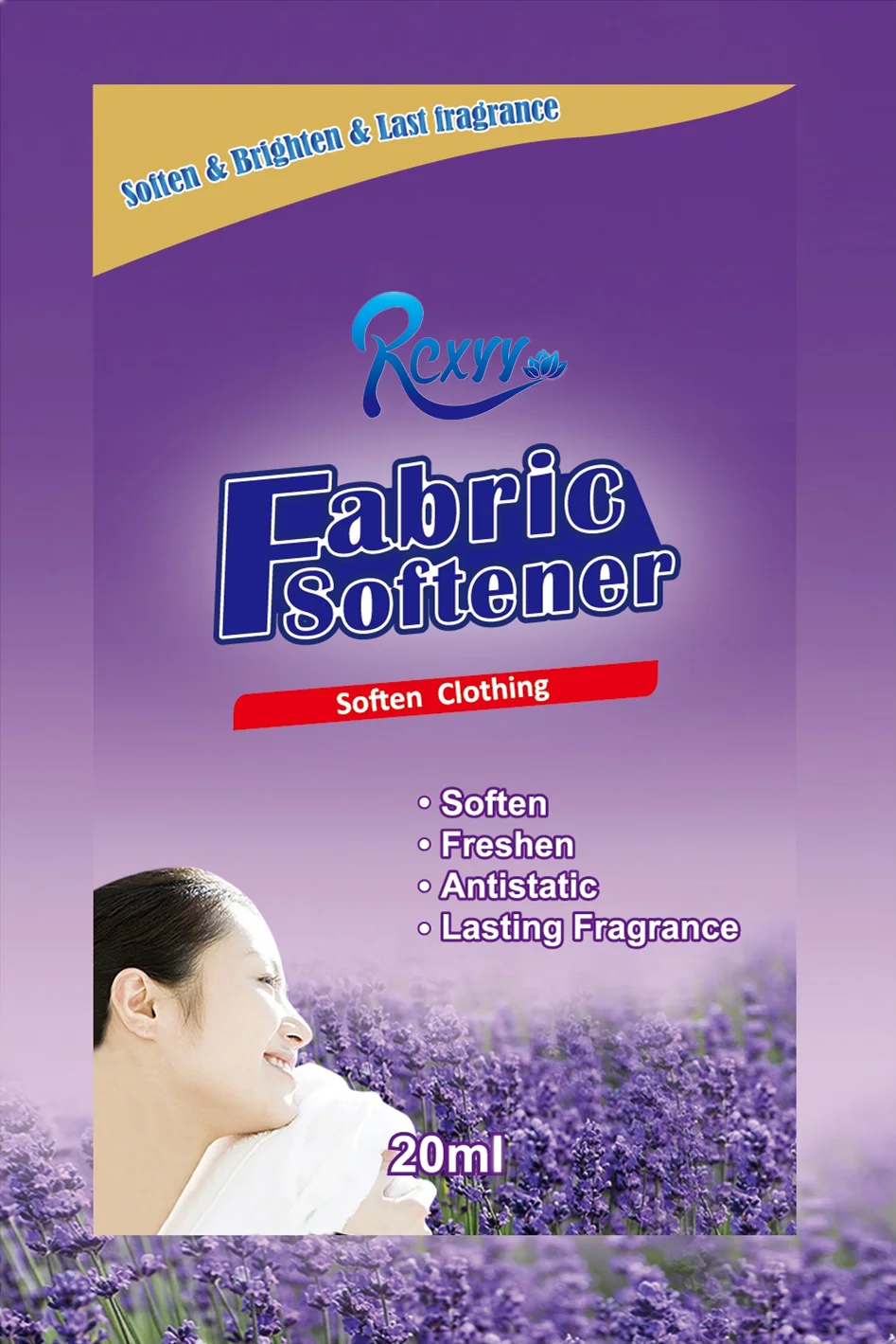 Factory Lavender Sachet Fabric Softener 20ml Bag Packing Good Quality Cleaning For Household Laundry