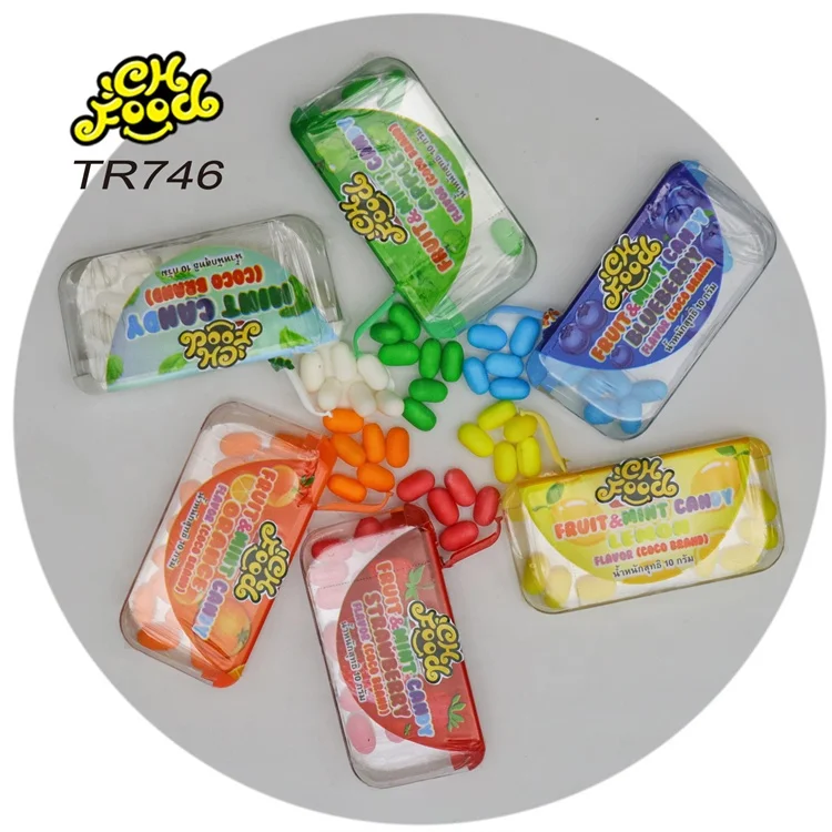 Wholesale Bottle Toy Candy Mix Fruit Mint Flavor Tablet Candy Sweets OEM Hard Pressed Candy Halal for Kids Snack Food