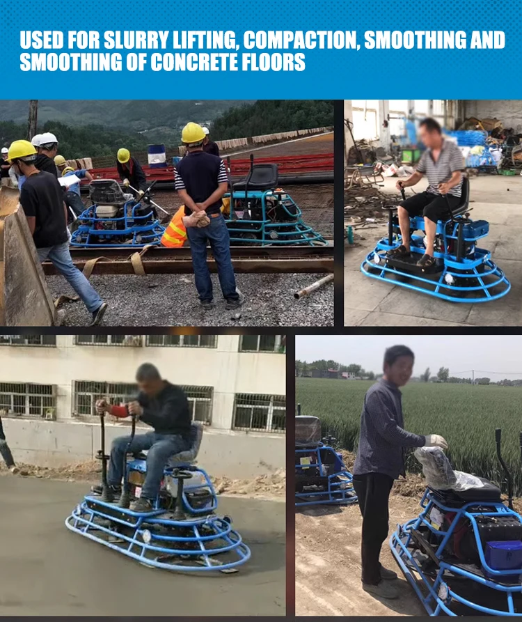 36inch 46inch Power Trowel Walk Behind Power Trowel Ride On Power