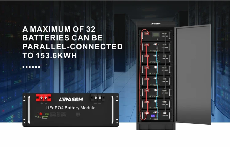 Rack Mounted 5kw 10kw Batteries Pack 100ah 200ah Lithium Ion 48v ...