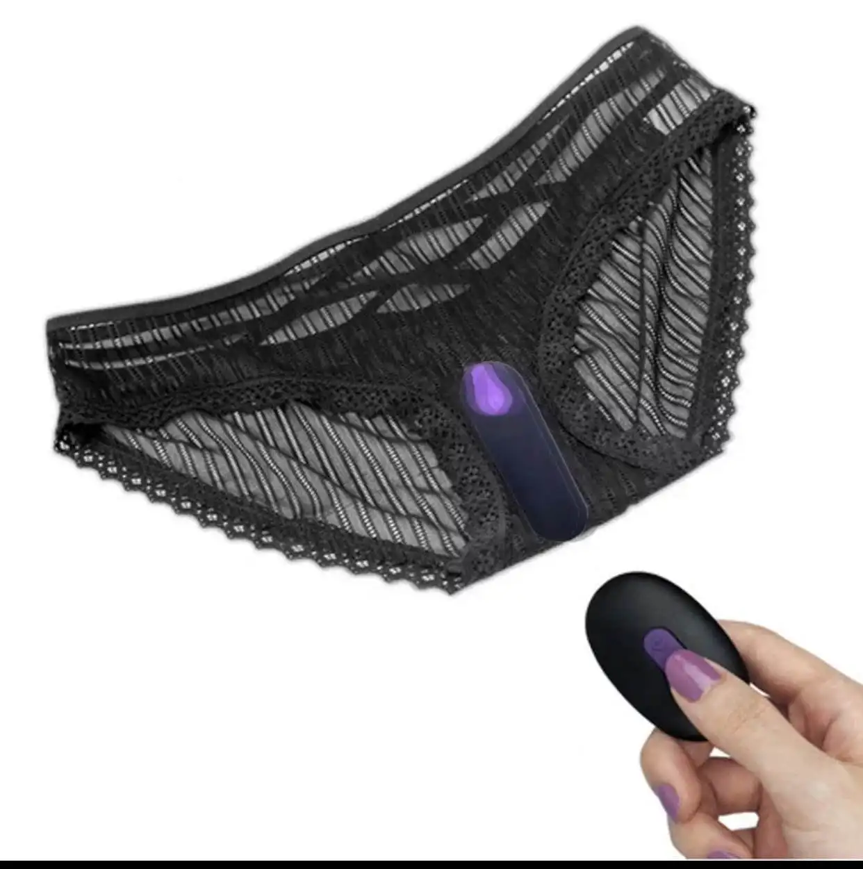 3-Gang Tragbarer Slip-Vibrator mit Fernbedienung für Vagina und Klitoris,  Kabelloser Slip-Vibrator, Sexy Unterwäsche